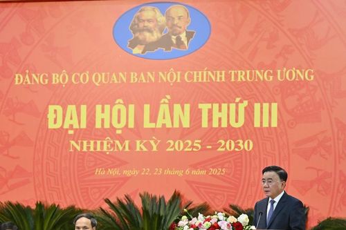 Đại hội Đảng bộ cơ quan Ban Nội chính Trung ương nhiệm kỳ 2025-2030