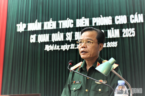 Quân khu 4 trang bị kiến thức cho cán bộ quân sự địa phương