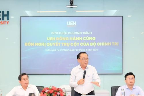 Đại học Kinh tế TPHCM triển khai thực hiện 4 Nghị quyết trụ cột của Bộ Chính trị