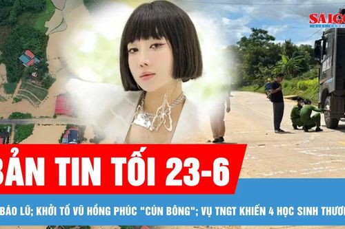 Bản tin tối 23-6: Vụ TNGT khiến 4 học sinh thương vong: Tài xế xe đầu kéo ra trình diện; Cảnh báo lũ trên sông Cầu, sông Thương