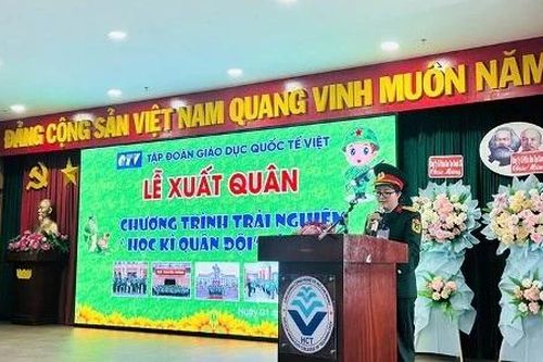 Tập đoàn Giáo dục quốc tế Việt khởi động Học kỳ hè Quân đội đợt 3
