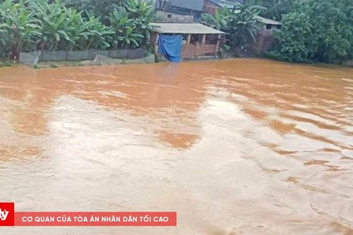 Một người đuối nước sau mưa lớn ở Thái Nguyên