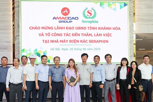 Lãnh đạo tỉnh Khánh Hòa khảo sát Nhà máy điện rác Seraphin - Hà Nội