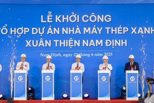 Khởi công tổ hợp dự án Thép Xanh 98.000 tỷ đồng ở Nam Định