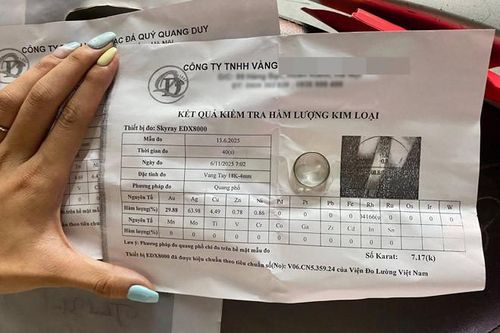 Đem 2 chiếc nhẫn vàng đi kiểm định, cô gái Hải Phòng ngỡ ngàng về kết quả