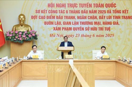 Thủ tướng chủ trì Hội nghị trực tuyến toàn quốc về chống buôn lậu, sản xuất, buôn bán hàng giả