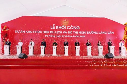 Đà Nẵng: Vingroup khởi công xây dựng 'thiên đường nghỉ dưỡng' Làng Vân