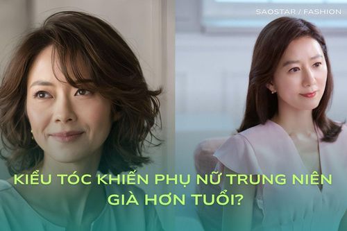 Những kiểu tóc khiến phụ nữ trung niên trông già hơn cả tuổi thật