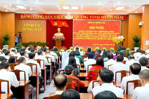 Đảm bảo các điều kiện tốt nhất để sẵn sàng đưa bộ máy cấp tỉnh, cấp xã mới đi vào vận hành từ ngày 1-7