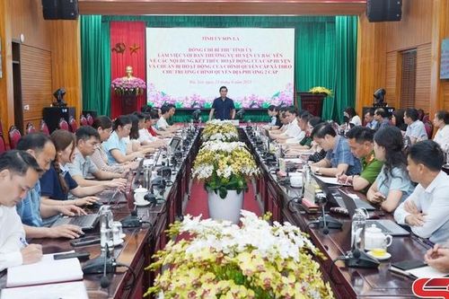 Đồng chí Bí thư Tỉnh ủy làm việc tại huyện Bắc Yên và Phù Yên