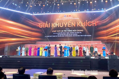 Báo và Đài PT - TH tỉnh đoạt giải Khuyến khích Giải báo chí quốc gia