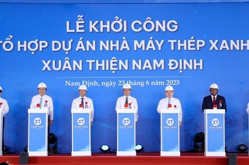 Khởi công dự án thép xanh 98.000 tỷ đồng tại Nam Định