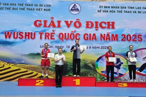 Đội tuyển Wushu CAND đứng thứ 3 toàn đoàn trong giải vô địch Wushu trẻ quốc gia năm 2025