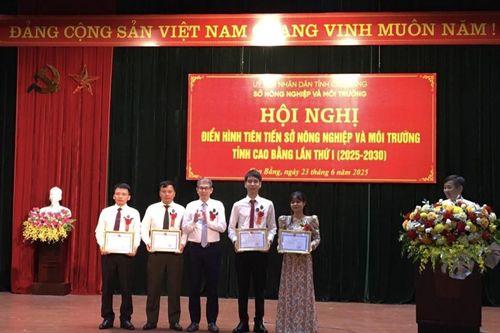 Sở Nông nghiệp và Môi trường hội nghị điển hình tiên tiến lần thứ I