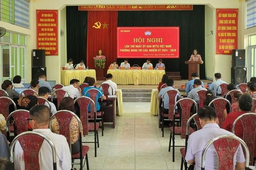 Hội nghị (thử nghiệm) lần thứ nhất Ủy ban MTTQ Việt Nam phường Nùng Trí Cao, Khóa I, nhiệm kỳ 2024 - 2029