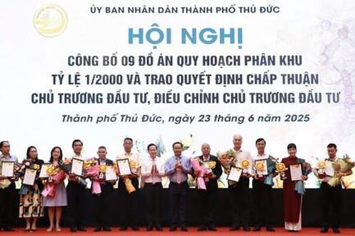 TP.Thủ Đức công bố 9 đồ án quy hoạch phân khu và trao chủ trương đầu tư cho các dự án