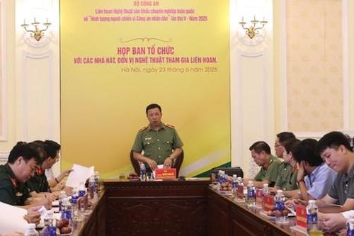 21 đơn vị tham gia Liên hoan sân khấu 'Hình tượng người chiến sĩ Công an' lần thứ V