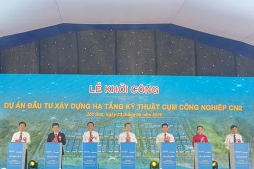 Khởi công Cụm công nghiệp CN2 hơn 50ha tại huyện Sóc Sơn