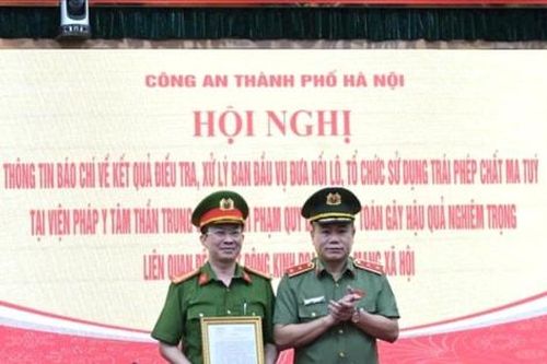Bí thư Thành ủy Bùi Thị Minh Hoài gửi Thư khen Công an thành phố Hà Nội