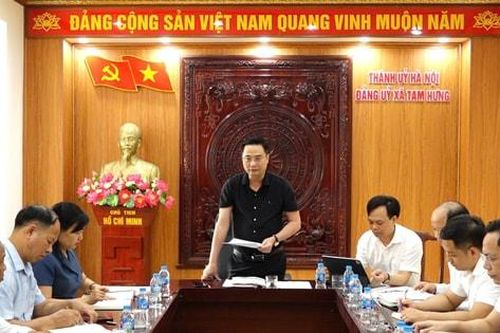 Thanh Oai: Đảng ủy xã Tam Hưng mới vận hành thử nghiệm