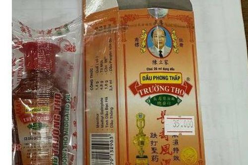 Cảnh báo về thuốc giả Dầu phong thấp Trường Thọ
