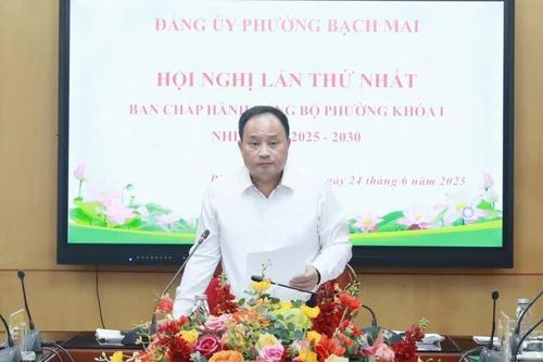 Đảng bộ phường Bạch Mai (mới) tổ chức thành công vận hành thử nghiệm Hội nghị Ban Chấp hành