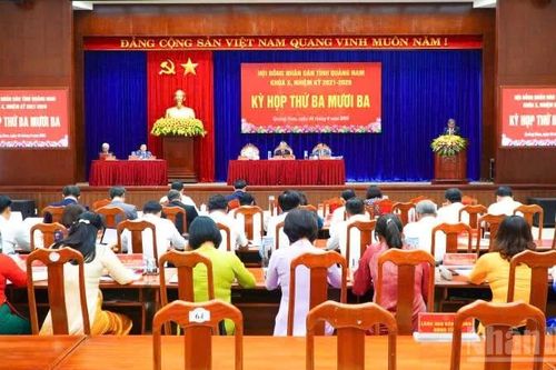 Quảng Nam cho thôi làm nhiệm vụ đối với 7 đại biểu Hội đồng nhân dân tỉnh Khóa X