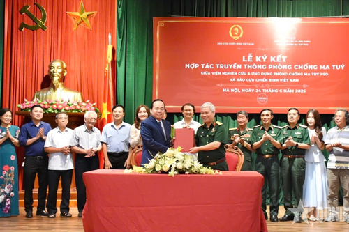 Báo Cựu chiến binh Việt Nam ký kết hợp tác truyền thông về phòng, chống ma túy