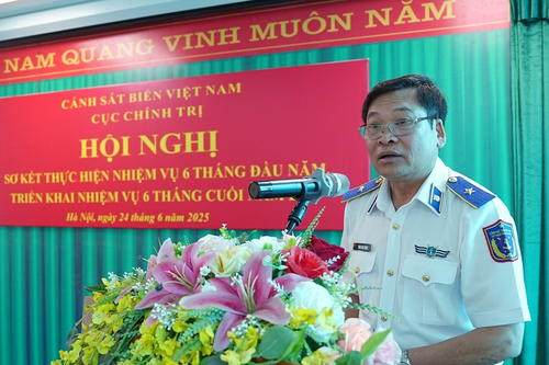 Cục Chính trị Cảnh sát biển Việt Nam sơ kết nhiệm vụ 6 tháng đầu năm 2025