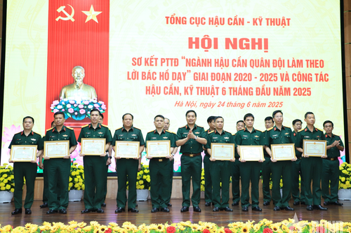 Tổng cục Hậu cần - Kỹ thuật sơ kết Phong trào thi đua 'Ngành Hậu cần Quân đội làm theo lời Bác Hồ dạy'