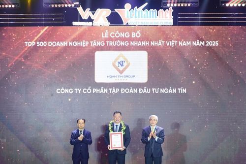 Ngân Tín Group - Top 500 doanh nghiệp tăng trưởng nhanh nhất Việt Nam năm 2025