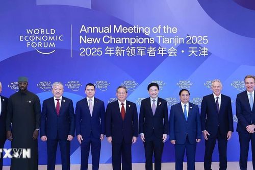 Thủ tướng Phạm Minh Chính tham dự chiêu đãi chào mừng Hội nghị WEF 16 Thiên Tân