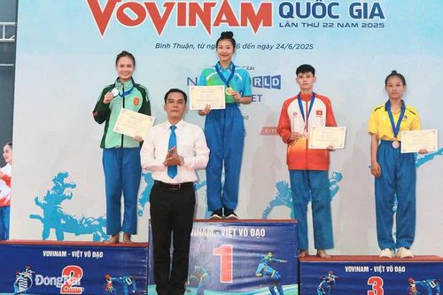 Giải vô địch trẻ vovinam quốc gia 2025: Đồng Nai xếp hạng 7 toàn đoàn