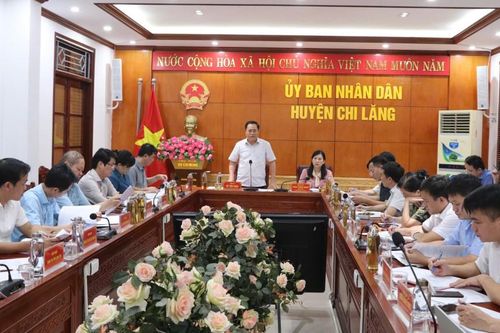 Kiểm tra công tác chuẩn bị triển khai mô hình chính quyền địa phương 2 cấp tại huyện Chi Lăng