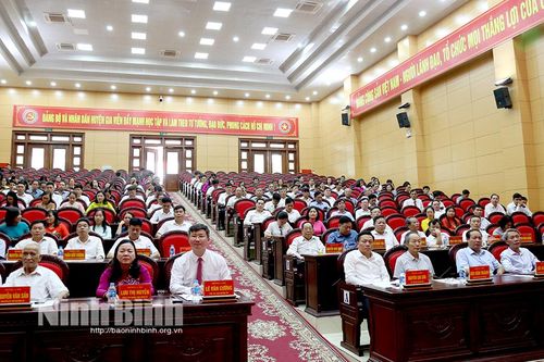 Hội nghị gặp mặt, thông tin triển khai tổ chức hoạt động mô hình chính quyền địa phương 2 cấp trên địa bàn huyện Gia Viễn