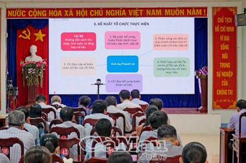 Tập huấn công tác thống kê phục vụ Đại hội Đảng nhiệm kỳ 2025–2030