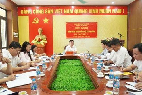 Các xã mới: Yên Xuân, Hạ Bằng, Tây Phương vận hành thử nghiệm cơ chế họp Ban Chấp hành Đảng bộ