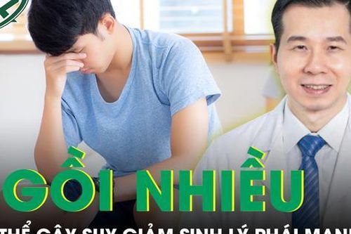 Thực hư việc ngồi nhiều có thể gây suy giảm sinh lý phái mạnh