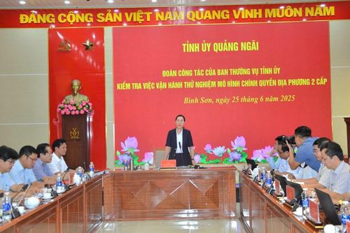 Kiểm tra vận hành thử nghiệm mô hình chính quyền địa phương 2 cấp