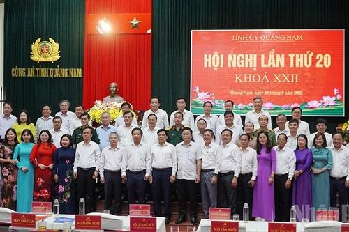 Quảng Nam tổ chức Hội nghị Tỉnh ủy lần thứ 20, khóa XXII