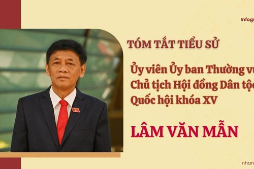 Tóm tắt tiểu sử tân Chủ tịch Hội đồng Dân tộc của Quốc hội Lâm Văn Mẫn