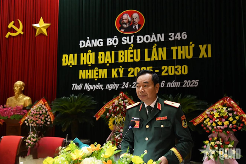 Đại hội Đảng bộ Sư đoàn 346: Phát huy truyền thống 'đoàn kết - tự lực - kiên cường - quyết thắng'