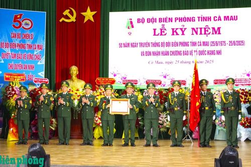 BĐBP Cà Mau kỷ niệm 50 năm Ngày truyền thống và đón nhận Huân chương Bảo vệ Tổ quốc hạng Nhì