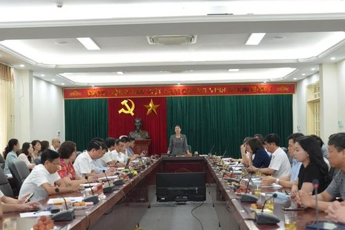 Hà Nội: Tổ công tác số 10 về sắp xếp đơn vị hành chính cấp xã làm việc với các quận, huyện