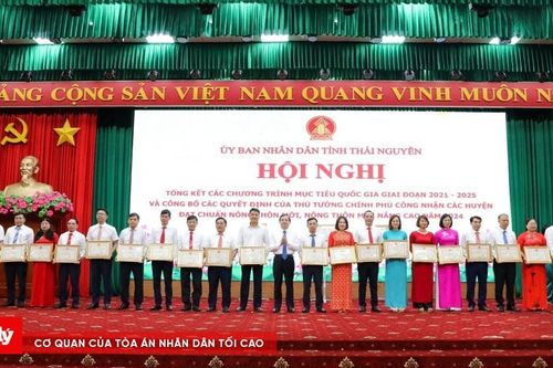 Thái Nguyên tổng kết 3 chương trình mục tiêu quốc gia giai đoạn 2021–2025