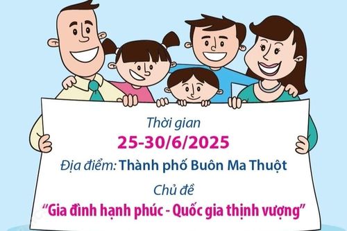 Thông tin chi tiết 'Ngày hội Gia đình Việt Nam năm 2025'
