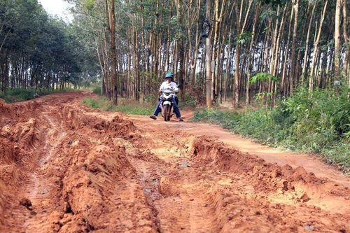 Đắk Nông: Đường thi công dang dở do thiếu vốn