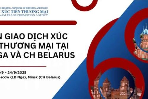 Việt Nam sẽ tổ chức đoàn xúc tiến thương mại đến Nga và Belarus vào tháng 9