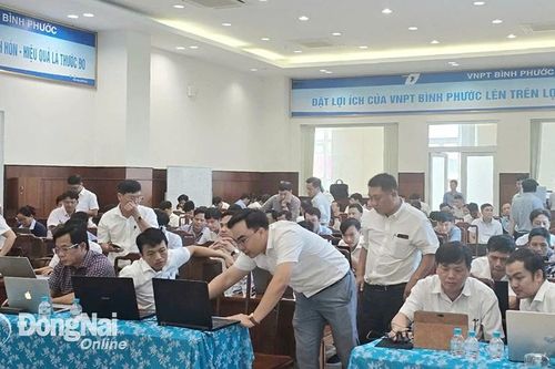 Tập huấn phần mềm đất đai DONGNAI.LIS cho cán bộ tỉnh Bình Phước