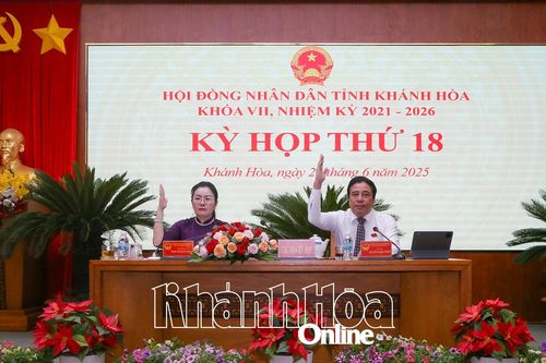 Khai mạc Kỳ họp thứ 18, HĐND tỉnh Khánh Hòa khóa VII